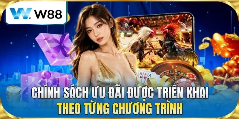 Chính sách ưu đãi được triển khai theo từng chương trình