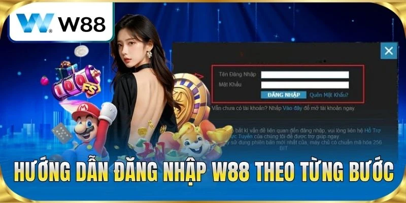 Hướng dẫn đăng nhập W88 theo từng bước