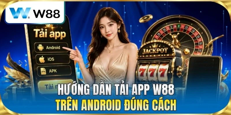 Hướng dẫn tải app W88 trên Android đúng cách